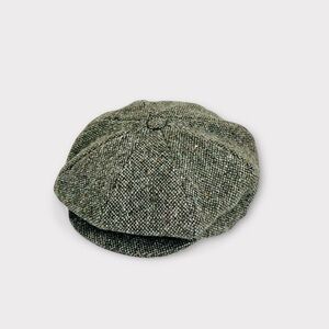 Hanna Hats Eight Piece Cap Tweed Wool